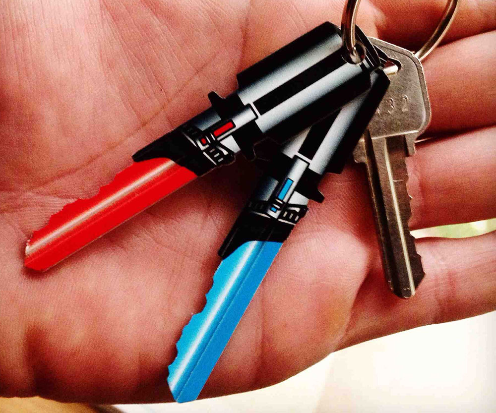Star Wars Lightsaber House Keys