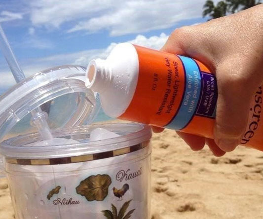 Sunscreen Bottle Flask