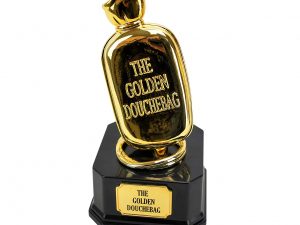 The Golden Douchebag Trophy | Million Dollar Gift Ideas