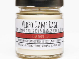 Video Game Rage Candle | Million Dollar Gift Ideas